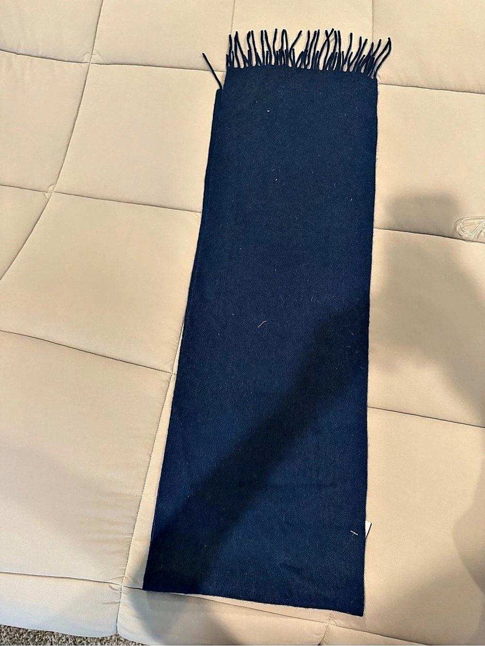 UNIQLO 100% Cashmere Scarf Blue